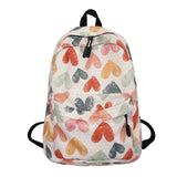 Casual Graffiti School Backpack for Girls Student Schoolbag
