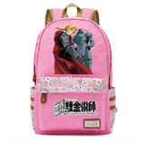 Anime Fullmetal Alchemist Canvas Schoolbag Packsack Teenger Mochila