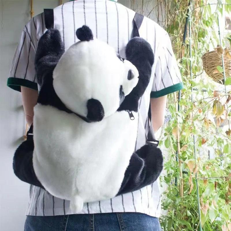 Casual Panda Backpack for Kids Unisex