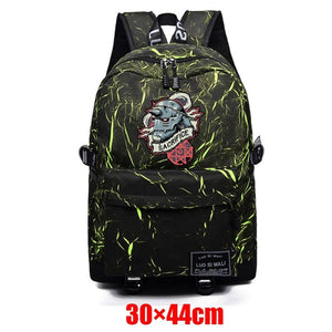 Fullmetal Alchemist Packsack Fabric Unisex Backpack Zip Teenager Schoolbag