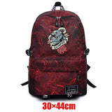Fullmetal Alchemist Packsack Fabric Unisex Backpack Zip Teenager Schoolbag
