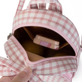 Kids Lattice Backpack Double Shoulder Bag