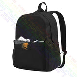 Guitar Lake Shadow Lover Papillion Dog Backpack