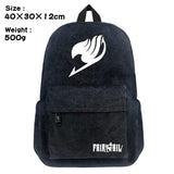 Anime Fairy Tail Bag Knapsack Schoolbag Travel Bag Boy Girl Laptop Backpacks