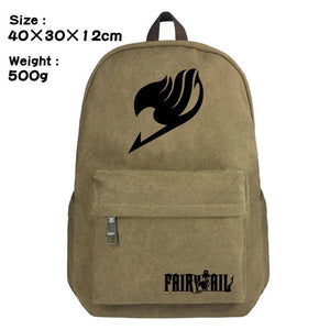 Anime Fairy Tail Bag Knapsack Schoolbag Travel Bag Boy Girl Laptop Backpacks