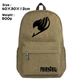 Anime Fairy Tail Bag Knapsack Schoolbag Travel Bag Boy Girl Laptop Backpacks