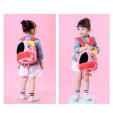 Kids Plush Animal Toddler Backpack, Small Daycare Book Bag