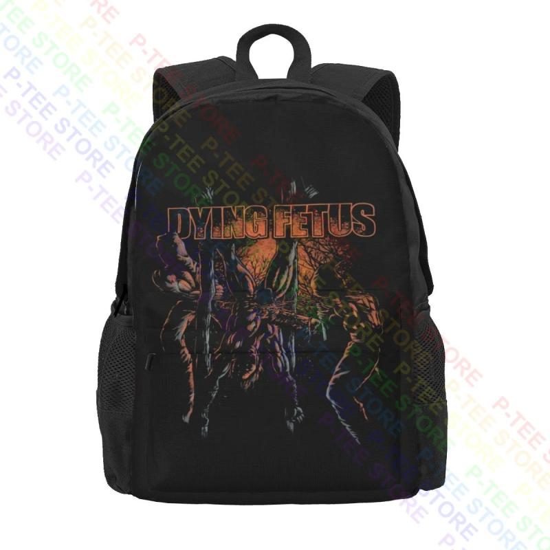 Vintage Dying Fetus Backpack School Style 3D Printing