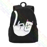 Retro Lord Nermal Backpack with Large Capacity