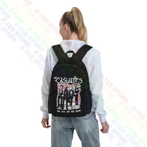 The Casualties We Are All We Have Punk Rock Large Capacity Backpack