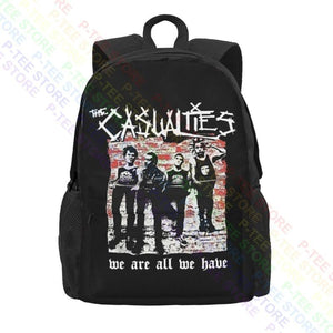 The Casualties We Are All We Have Punk Rock Large Capacity Backpack