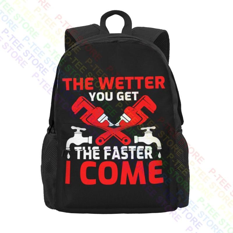 Plumber Large Capacity Backpack School Swimming Sports Bag