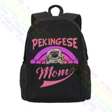 Pekingese Mom Large Capacity Backpack Gymnast Bag for Travel