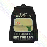 Clay Shooting Golf for Men Large Capacity Backpack