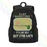 Clay Shooting Golf for Men Large Capacity Backpack