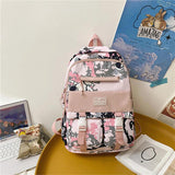 Girls Lightweight Graffiti School Backpack