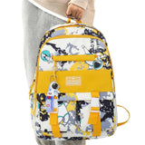 Girls Lightweight Graffiti School Backpack