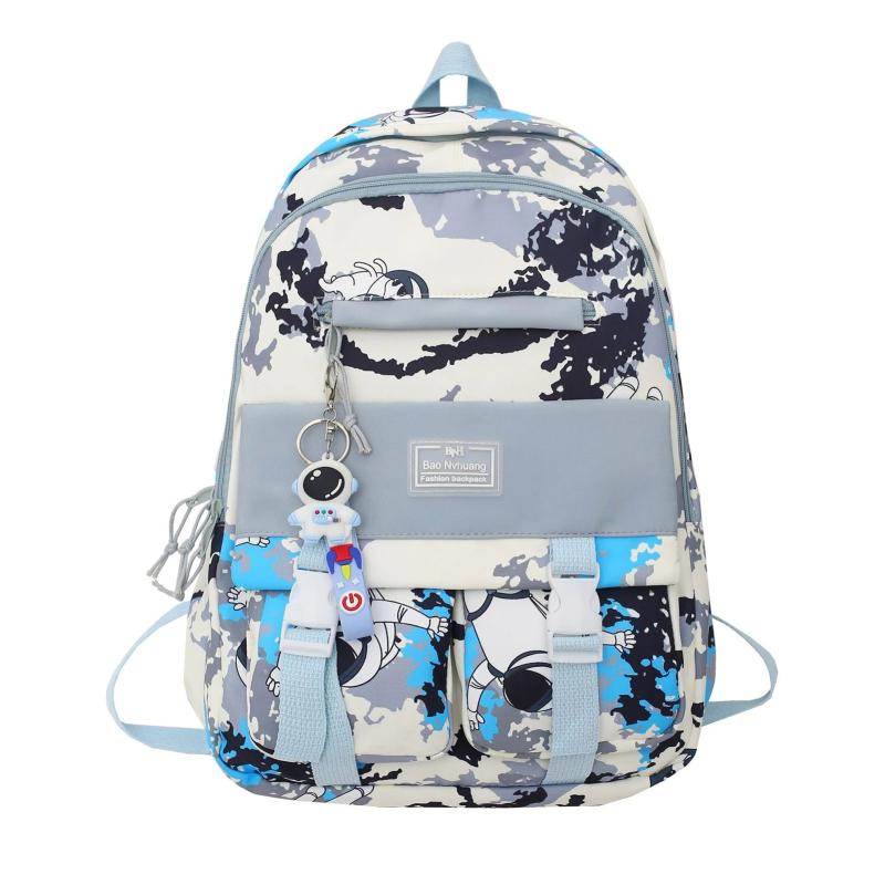 Girls Lightweight Graffiti School Backpack