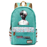 Anime Tokyo Ghoul Zip Print Backpack Student Schoolbag Canvas Packsack