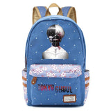 Anime Tokyo Ghoul Zip Print Backpack Student Schoolbag Canvas Packsack