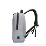 Hifuar Laptop USB Backpack Anti Theft Men Backbag Rucksack