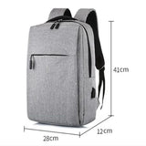 Hifuar Laptop USB Backpack Anti Theft Men Backbag Rucksack