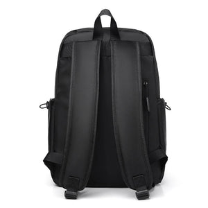 Grey Outdoor Sports Backpack for Youth School Men's Business Casual Laptop Bag