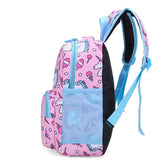 Kids Unicorn Printing Backpack Pink Purple School Bag
