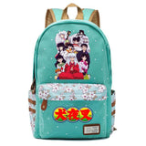 Inuyasha Anime Print Backpack Student Schoolbag Canvas Packsack