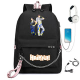 Haikyuu Anime Unisex Backpack with USB Charging Port and Headphone Jack