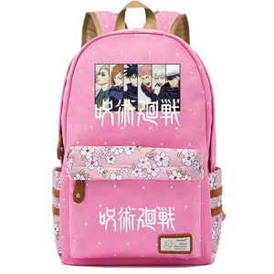 Jujutsu Kaisen Canvas Backpack Teenger Packsack Casual Schoolbag