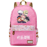 Jujutsu Kaisen Canvas Backpack Teenger Packsack Casual Schoolbag