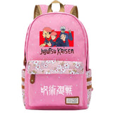 Jujutsu Kaisen Canvas Backpack Teenger Packsack Casual Schoolbag