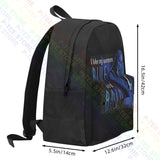 Farscape And Bald Large Capacity Backpack Travel Art Print Gym Tote Bag