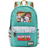 Hunter Hunter Canvas Backpack Teenger Packsack Casual Green Schoolbag