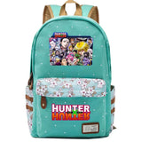 Hunter Hunter Canvas Backpack Teenger Packsack Casual Green Schoolbag