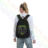 Creeping Death Alien Xenomorph Parody Metallic Rock Style Backpack