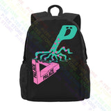 Octopus P Triangle Graphic Palaca Large Capacity Backpack