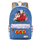 Inuyasha Canvas Backpack Teenager Schoolbag Travel Laptop Bag