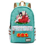 Inuyasha Canvas Backpack Teenager Schoolbag Travel Laptop Bag