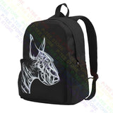 Dog Bullterrier Large Capacity Backpack Training Shopping Bag Outdoor Running