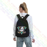 Ducks Hockey Symbol Sign Team Large Capacity Backpack School Bag