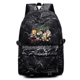 Anime Demon Slayer High Schoolbag Casual Packsack Mochila Student Travel Bag