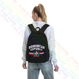 Dominican Republic Pride Flag Patriotic Large Capacity Backpack