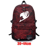 Anime Fairy Tail Teenager Backpack Unisex Schoolbag High Fabric Packsack Mochila