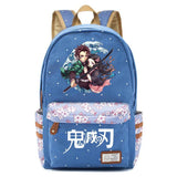 Demon Slayer Kimetsu No Yaiba Canvas Backpack Unisex Packsack
