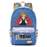 Anime Fullmetal Alchemist Backpack Unisex Schoolbag