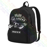Puch M 50 Vintage Art Print Large Capacity Backpack