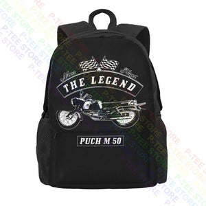 Puch M 50 Vintage Art Print Large Capacity Backpack