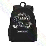 Puch M 50 Vintage Art Print Large Capacity Backpack